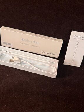 Brand New Active Capacitive Stylus Pen for iPad – Superfine Nib White